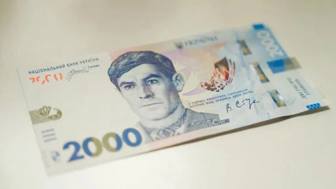 Банкнота 2000 гривень Національного банку з портретом Василя Стуса