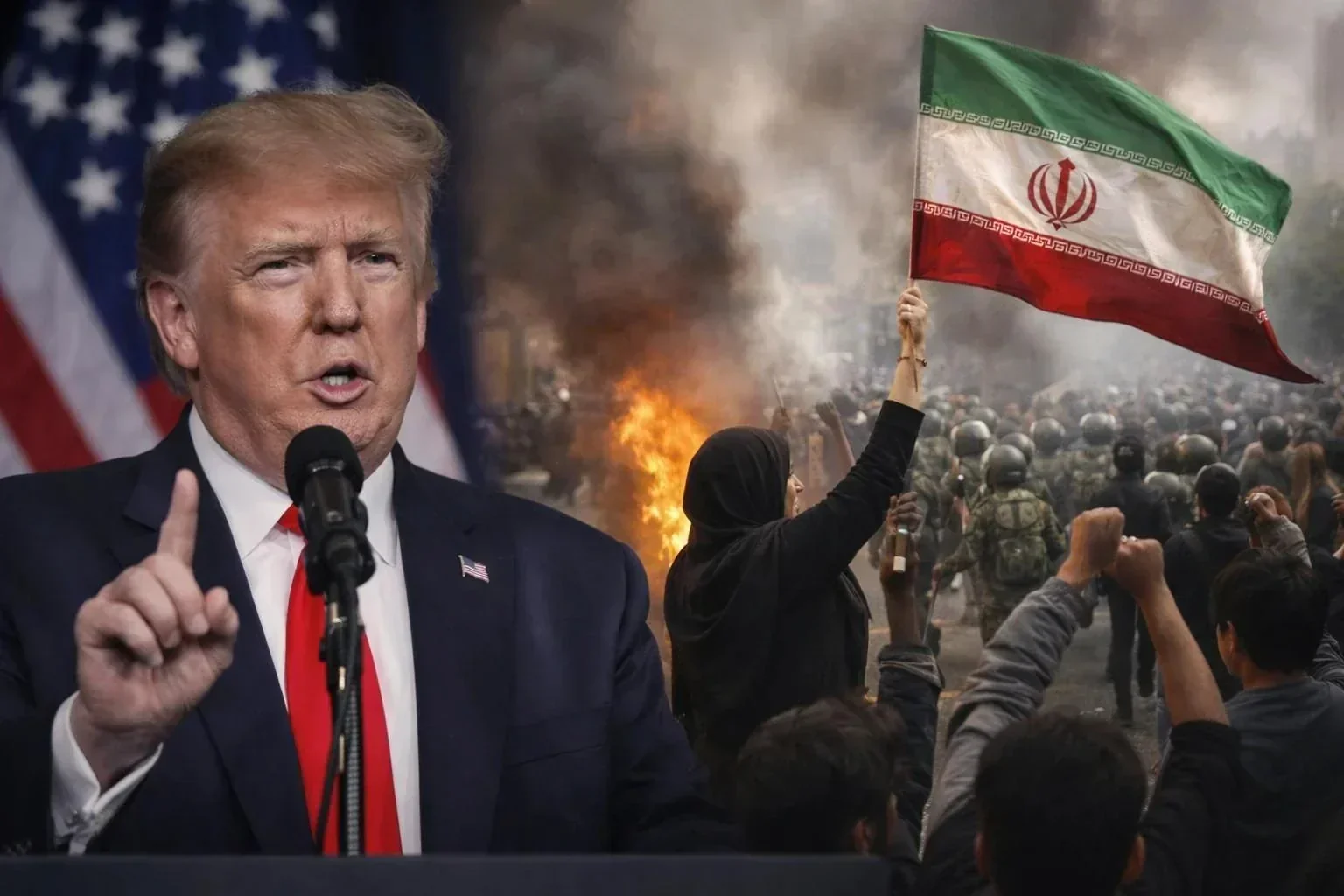 Дональд Трамп заявляє про кінець перемиря з Іраном на тлі заворушень